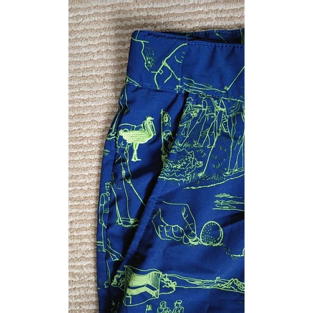 Travis Mathews Blue The Chive Men's Golf Pants Size 34 What's Your Play?
